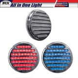 4 Inch Dual Flatline Red/Blue LED (49 Diodes)