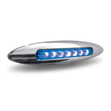 6" Slim Marker Dual Flatline Amber/Blue LED