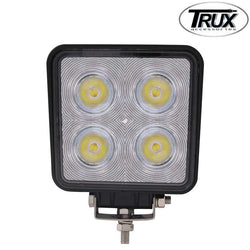 4.5 Inch Square 4 LED Flood / Spot Beam Work Light 4000 Lumen