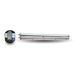 Stainless Steel 30" Mudflap Hanger - 2 1/2" Bolt Spacing