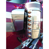 Stainless Kenworth W900 Blank Air Filter Shrouds