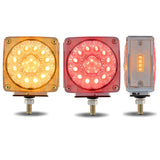 Double Face Super Diode Square LED Single Post