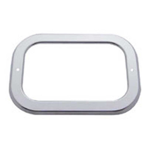 Rectangular Stainless Steel Light Bezel