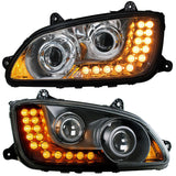 Kenworth T660 Projection Headlight With LED Turn Signal