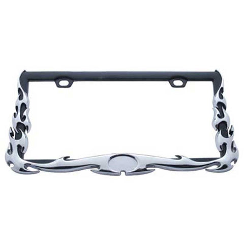 Flame License Plate Frame