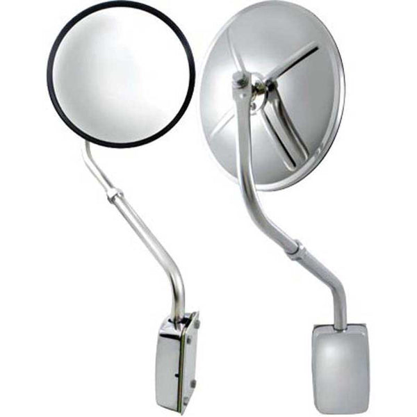 ProTrucker PTRV1-HDM Deluxe Single Groove 3-Way Mirror Mount With So 239 Beehive Stud Mount Heavy Duty Standard 3 8 X 24 Thread
