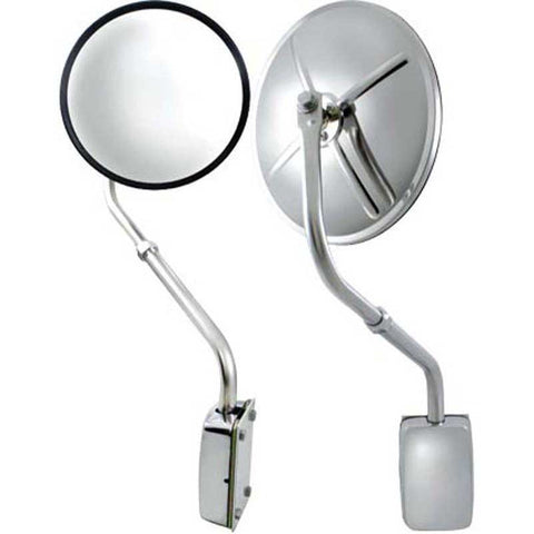 Stainless Steel Hood Mount Mirror