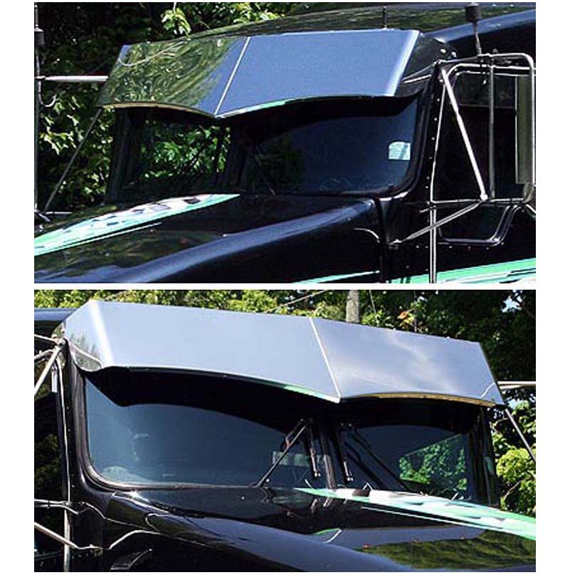Kenworth W900 1995-2006 13 Inch Drop 2 Piece Visor – Green