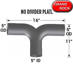 5 Inch Diameter Universal Y Pipe