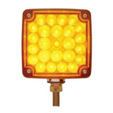 52 LED Reflector Double Face Turn Signal - Amber/Red Lens