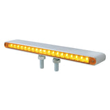 Chrome Plastic 19 LED 12 Inch Double Face Light Bar with Reflector