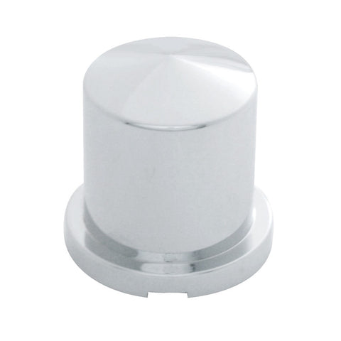 Chrome Plastic Pointed Nut Cover - Push-On 1 1/8" x 1 7/8"