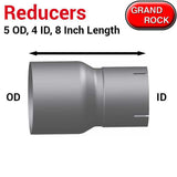 5" OD to 4" ID Reducer - 8" Length