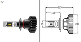 Platinum Series LED H7 Replacement Bulbs