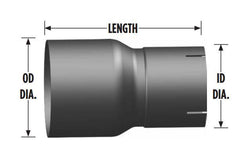 5" OD to 4" ID Reducer - 8" Length