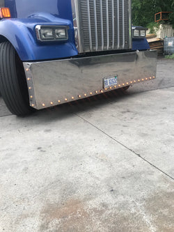 Stainless Steel 20 Inch American Eagle Blind Mount Bumper with 3/4 lights