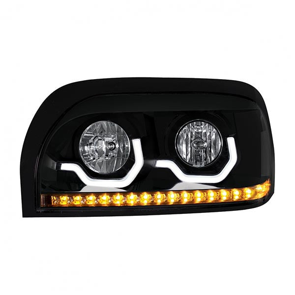 "Blackout" Freightliner Century Projection Headlight - Driver