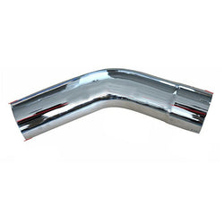 Chrome 5 In Diameter 12 In Length 45 Degree Elbow Pipe ID/OD