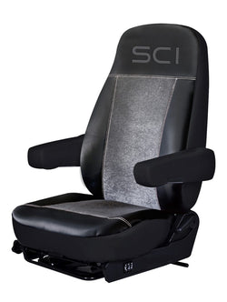 Universal Seat Cover - Black on Grey