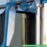 Stainless Kenworth Daylight Door Window Shade