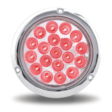 4" Dual Red/White Stop, Turn & Tail LED (19 Diodes)
