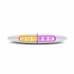 6" Amber Marker to Purple Auxiliary Slim LED Light (6 Diodes)