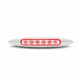 6" Red Marker to Blue Auxiliary Slim LED Light (6 Diodes)