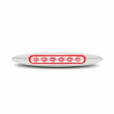 6" Red Marker to Blue Auxiliary Slim LED Light (6 Diodes)