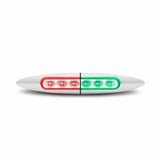 6" Red Marker to Green Auxiliary Slim LED Light (6 Diodes)