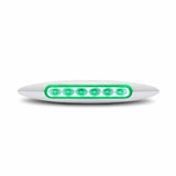 6" Red Marker to Green Auxiliary Slim LED Light (6 Diodes)