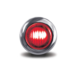 Mini Button Clear Red LED - 3 Wire