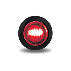 Mini Button Clear Red LED with Rubber Grommet (3 Diodes)