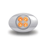 M3 Style Marker 4 LED Light Amber LED - Clear Lens