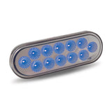 Oval Dual Revolution Amber/Blue LED