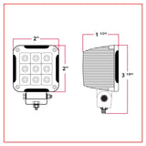 2 Inch Mini LED Work Lamp