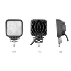 Mini Square LED Spot Work Light - 900 Lumens