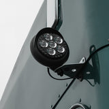 5" Legacy Series Black Round Spot Beam LED Work Light With 4 Position Visor & Advanced Heatsink Technology (6 Diodes)