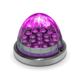 Dual Revolution Amber/Purple Watermelon LED with Reflector Cup & Lock Ring
