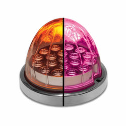 Dual Revolution Amber Turn Signal & Marker to Pink Auxiliary Watermelon LED