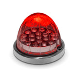 Dual Revolution Red/White Watermelon LED with Reflector Cup & Lock Ring