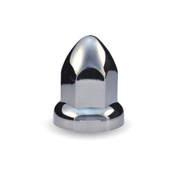 Chrome Plastic 33mm Nut Cover with Flange TNUT-F2
