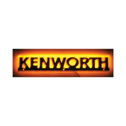 Stealth Amber Kenworth Logo - Name Cut Out