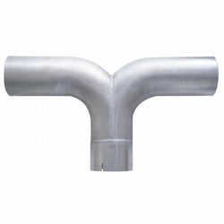 5 Inch Diameter Universal Aluminized Y Pipe - 25" W X 14" L